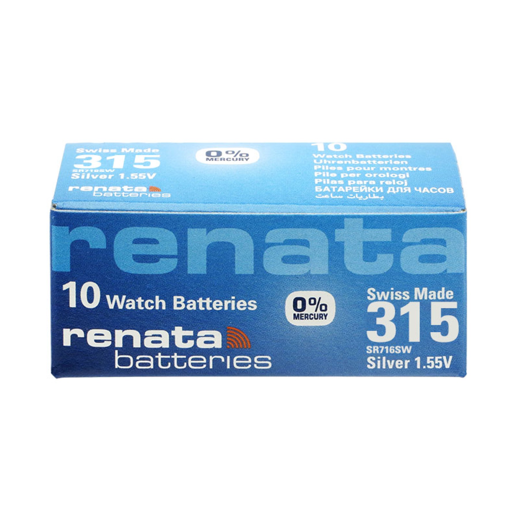 Renata 315 Silver Oxide Pack of 10